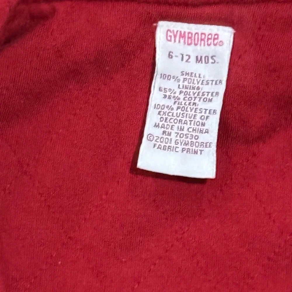 Vintage 2001 Gymboree Portabella Road‎ Fleece Hooded Jacket zip Up 6-12 Months